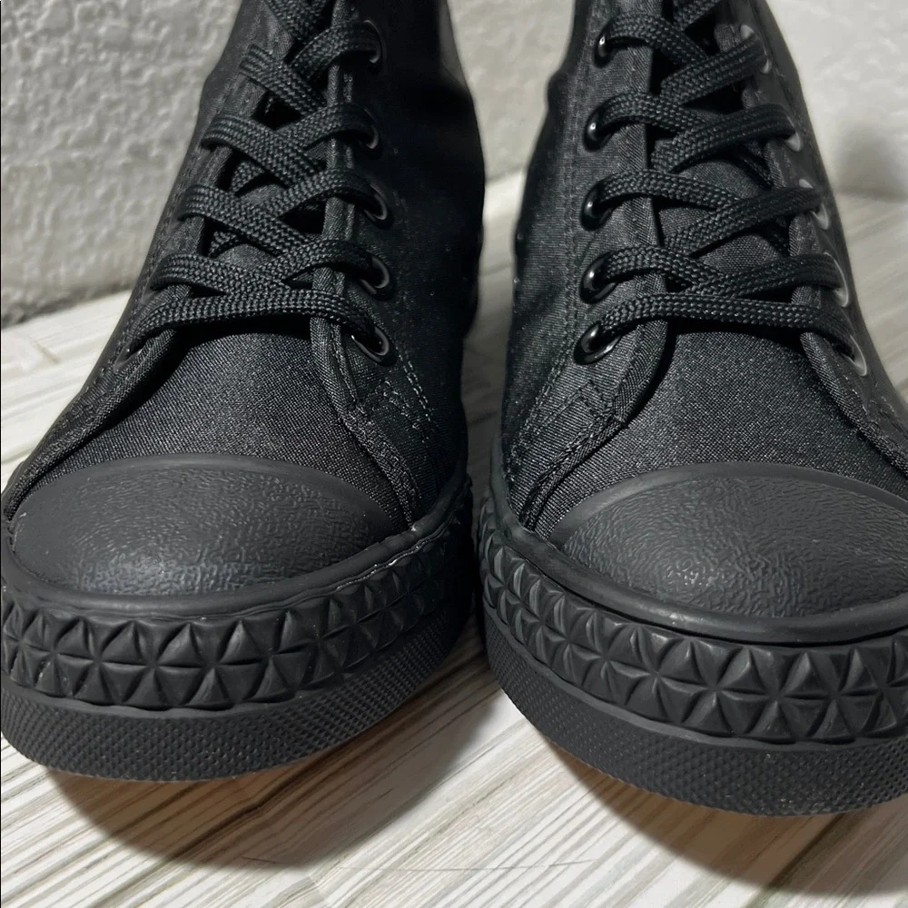 Mitchell & Ness Hood Rocket 66 men’s High-Top Sneakers Black Streetwear size 5.5